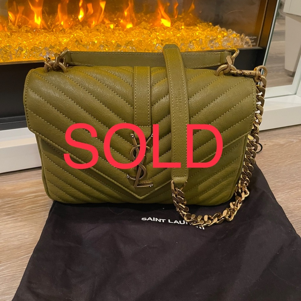 *SOLD* YSL Medium College Flap Bag
